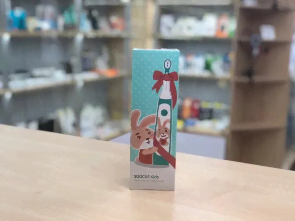 Электрическая зубная щетка детская Soocas Children's Electric ToothBrush (C1) Green-0