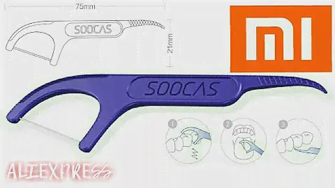 XIAOMI SOOCAS ЗУБОЧИСТКИ - ЗУБНАЯ НИТЬ | AliExpress