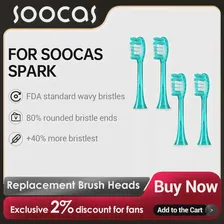 Сменные насадки для электрической зубной щетки SOOCAS для Spark (MT1)