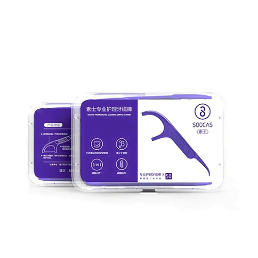 Зубные нити Xiaomi Soocare Soocas Professional 50шт-0