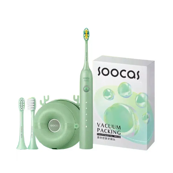 Зубная щетка электрическая Soocas D3 (Футляр c UV стерилизатором + 2 насадки)-0