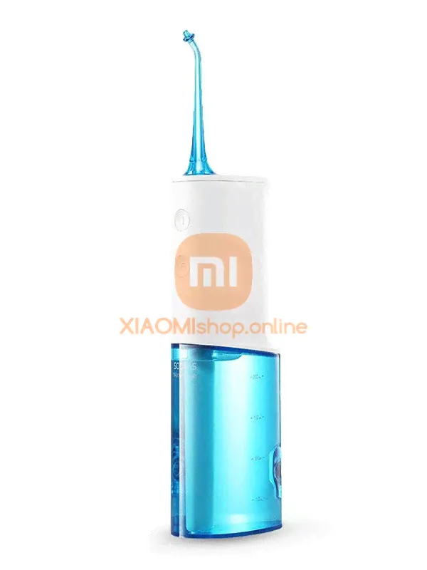 Беспроводной ирригатор Xiaomi Soocas (W3) 4 насадки, голубой-0