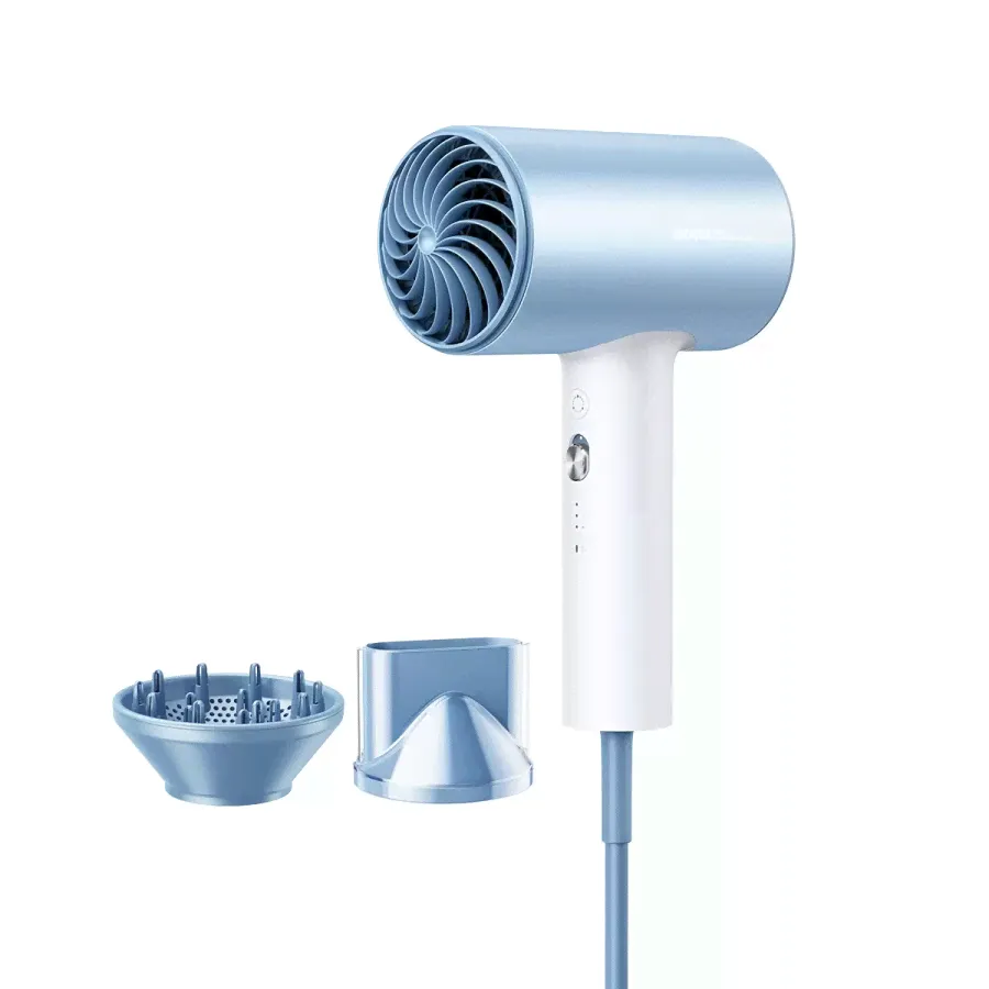 Фен для волос Soocas Anions Hair Dryer H5 с насадкой-диффузором, синий-0
