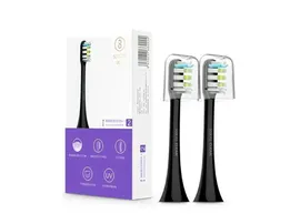 Сменные насадки XiaoMi для зубной щетки Soocare Soocas X3/X3U/X5, чёрный
