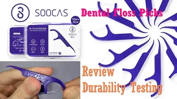 SOOCAS 3-in-1 Dental Floss Picks | Review, Durability Testing