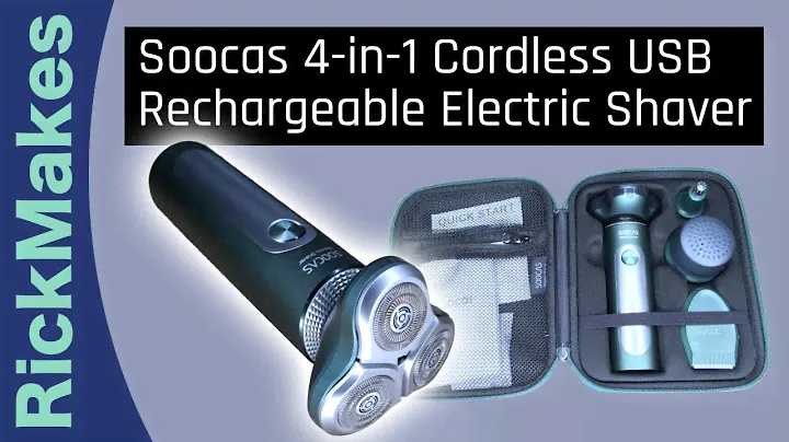 Soocas 4-in-1 Cordless USB Rechargeable Electric Shaver