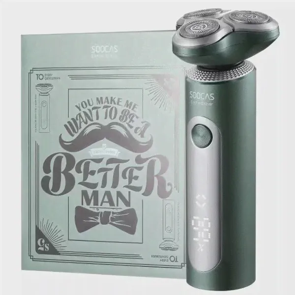 Электробритва Soocas S5 Smooth Electric Shaver (Gift Set), Тёмно-зеленая-1