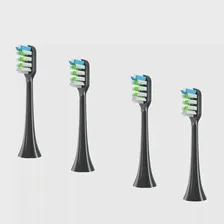 Сменные Насадки для зубных щеток 4 шт. для Xiaomi SOOCAS V1X3/X3U X1/X3/X5, Электрические Насадки для Зубных щеток, черные