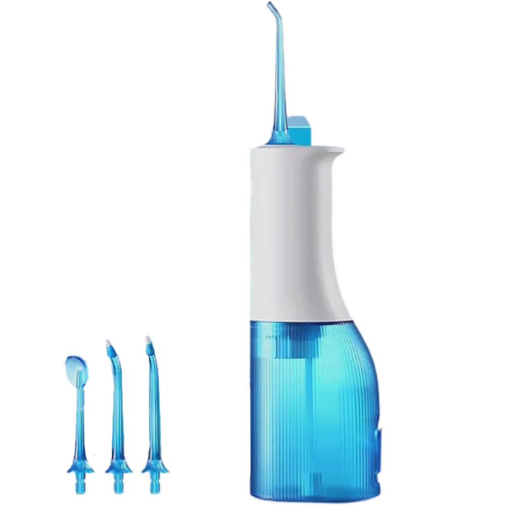 Ирригатор Soocas W3 Pro Голубой + 4 насадки-0