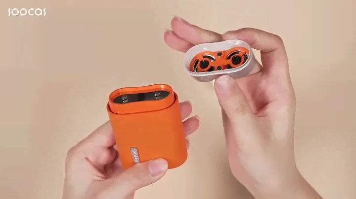 Soocas SP1 Orange Mini Shaver: Tiny Tool, Big Results! 💈✨ | The Pocket-Sized Grooming Game-Changer!