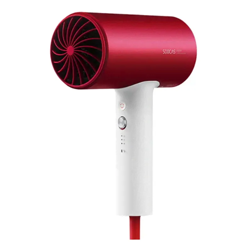 Фен для волос Xiaomi Soocas Hair Dryer H5-J с диффузором Красный-0