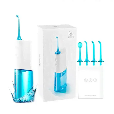 Беспроводной ирригатор с 4 насадками Xiaomi Soocas W3-0