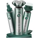 Электробритва Soocas S5 Dark Green (Глобальная версия), 4 насадки, триммер для носа, триммер для бороды, бритва, массажн