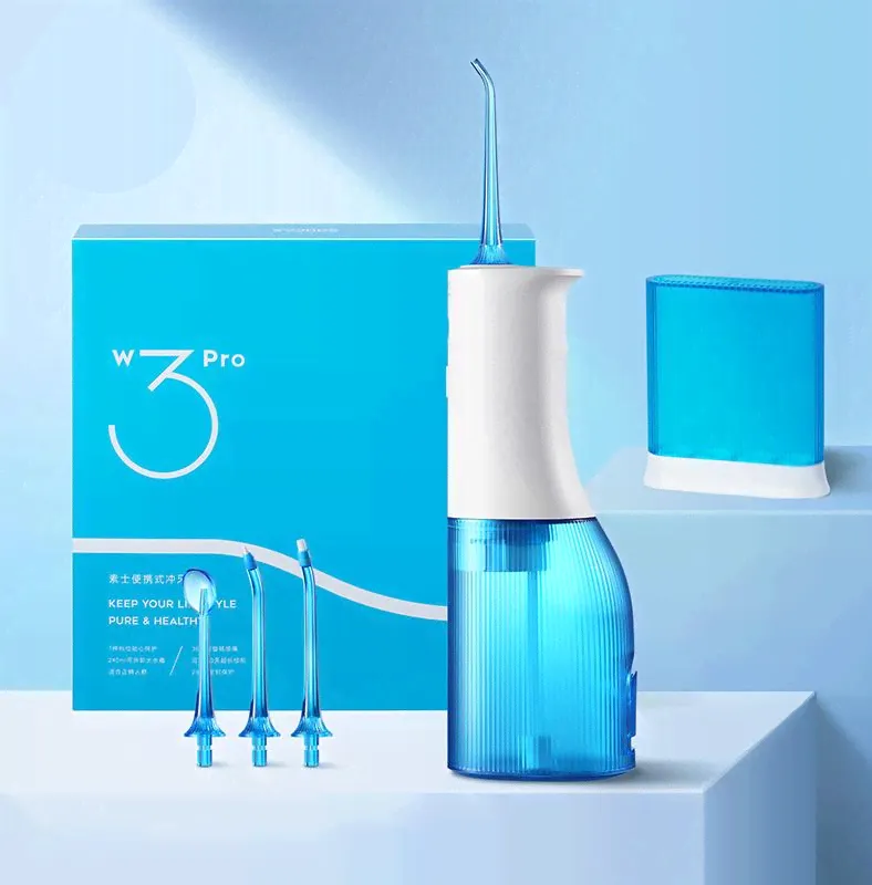 Ирригатор Xiaomi Soocas W3 Pro Blue (4 сменные насадки) оптом-0