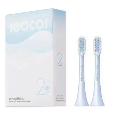 Сменные насадки для зубных щеток Soocas X3 Pro, Light blue , голубой